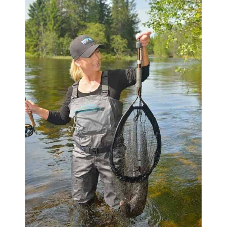 Mclean Weigh Short Handle Net - Large - Rubber