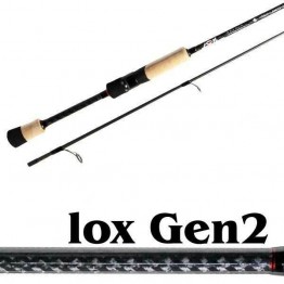 Lox Yoshi II LS 6623 6'6" Foot 2 Piece Spin or Soft Bait Rod